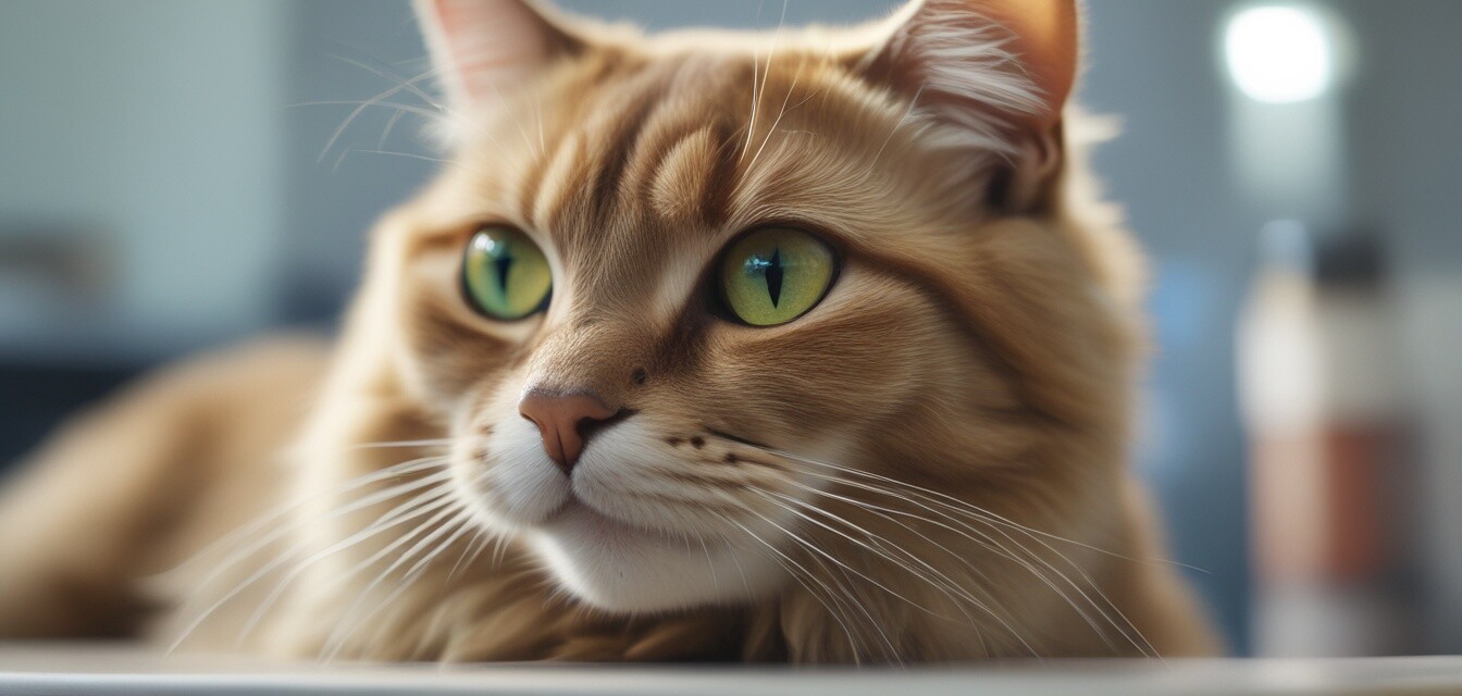 Senior cat health check-up