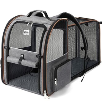 Erweiterbarer Katzenrucksack